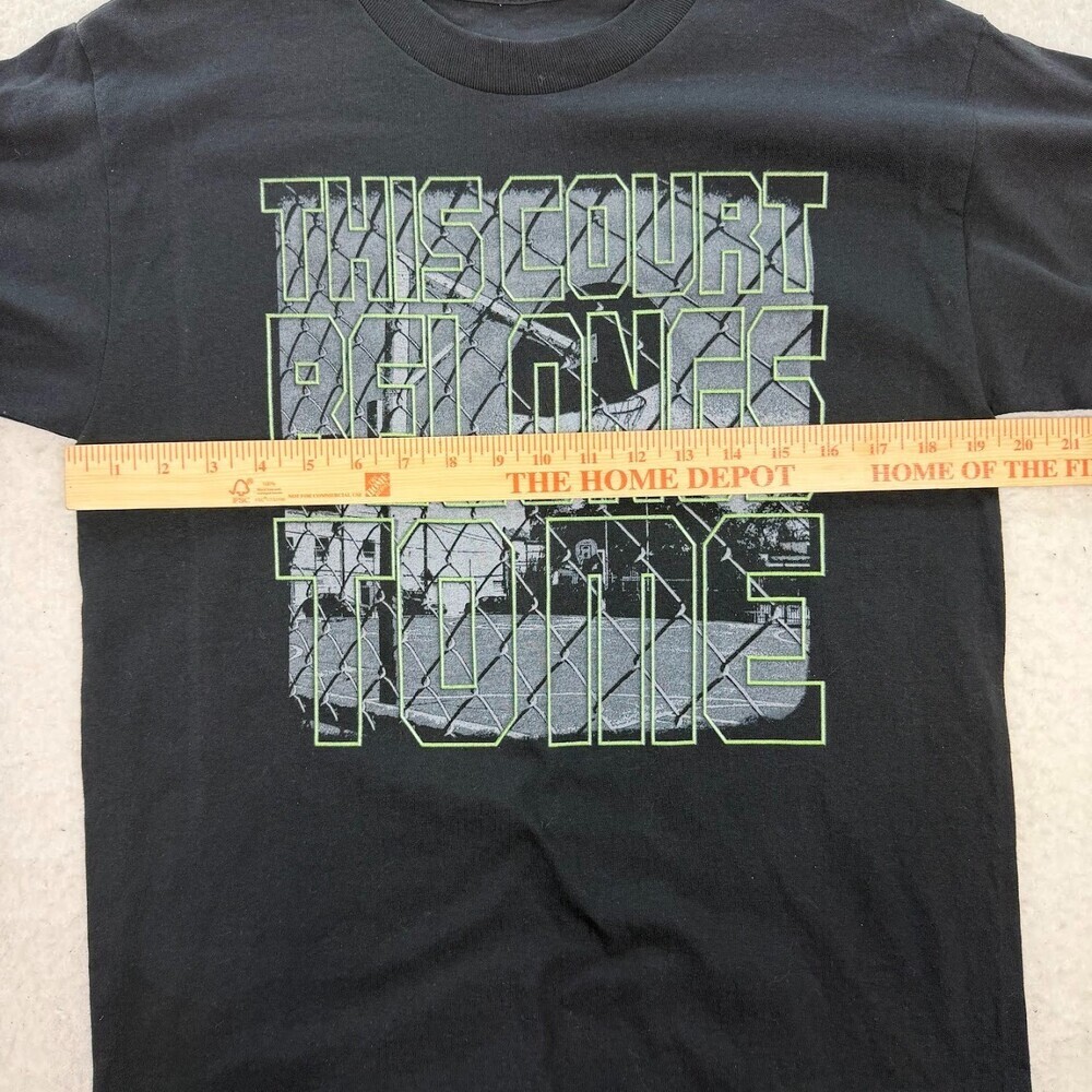 NWT Tek Gear Boys Basketball Shirt"THIS COURT BELONGS TO ME" Black Size XL - Picture 5 of 5
